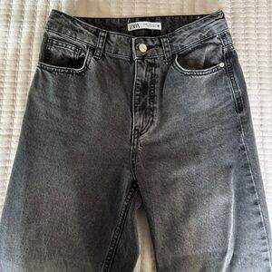 Black High Waisted Zara Jeans